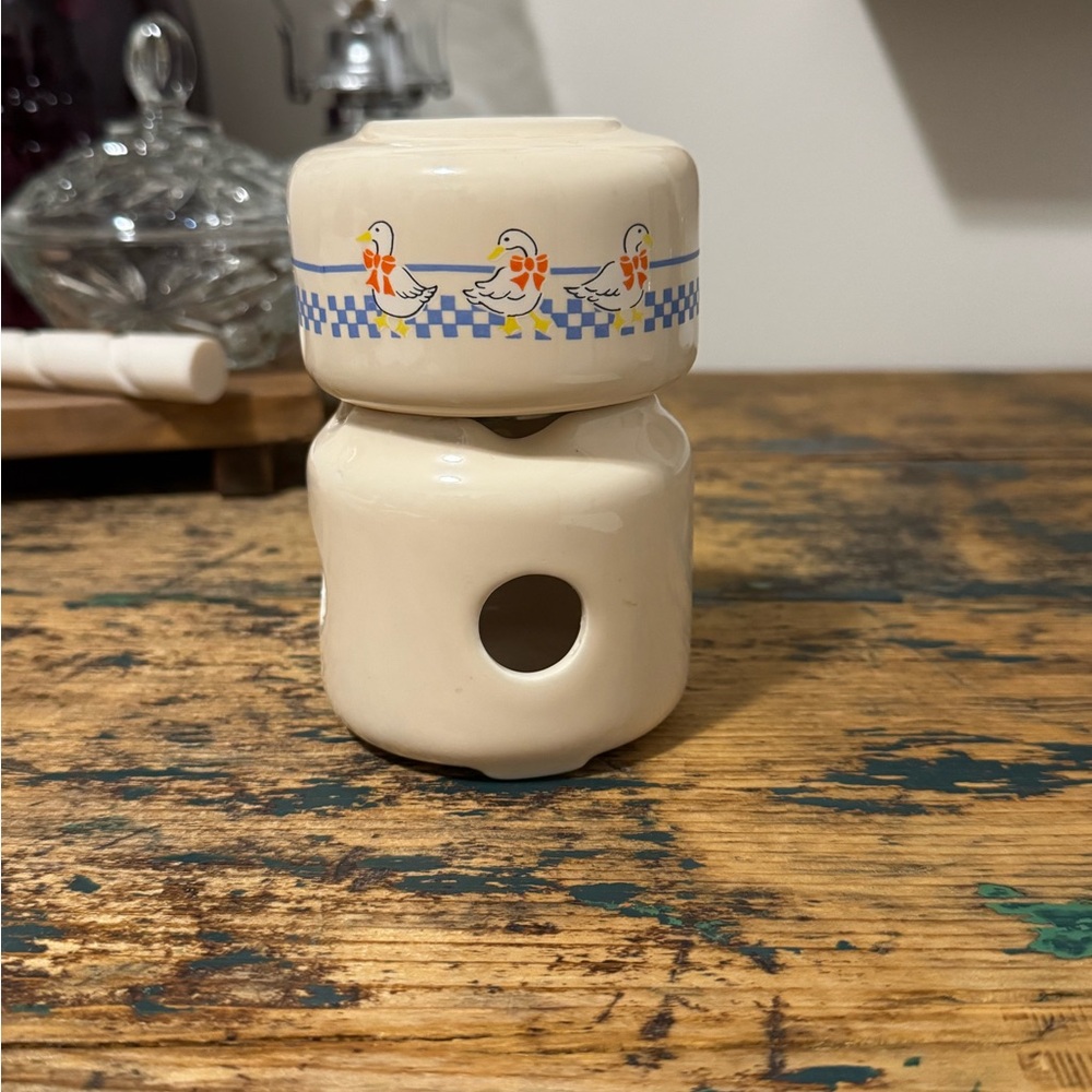 Vintage Ceramic Duck Wax Warmer